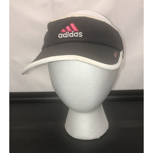 Adidas Sun Visor Adjustable Black  With White Rim One Size Women’s